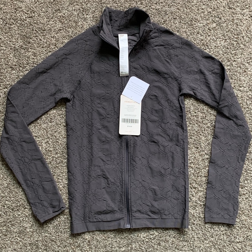 NWT! Fabletics zip up jacket!